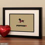 Personalised Dachshund Print For One Or Two Dogs, thumbnail 3 of 12