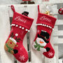 Snowman Or Reindeer Personalised Stocking, thumbnail 4 of 7