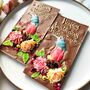 Chocolate Colibri And Flowers Unusual Personalised Gift, thumbnail 9 of 10