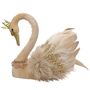 Opulent Velvet Christmas Swan Decoration, thumbnail 3 of 4