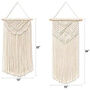 Pack Of Two Macrame Woven Wall Hanging Decoration, thumbnail 2 of 4