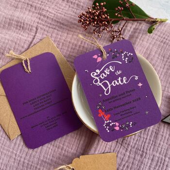 Colourful Floral Wedding Invitation Collection, 5 of 7
