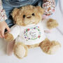 Personalised Floral Teddy Bear, thumbnail 2 of 6