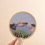 Mountains Embroidered Patch, thumbnail 2 of 4
