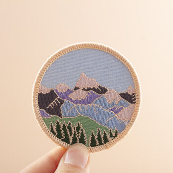 Mountains Embroidered Patch, 2 of 4