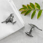 Men's Large Garden Robin Cufflinks, thumbnail 1 of 3