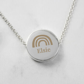 Rainbow Personalised Necklace, 4 of 4