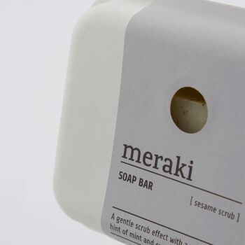 Meraki Soap Bar Sesame Scrub, 3 of 5