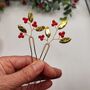 Handmade Festive Hair Pins Set Of Two, thumbnail 4 of 12