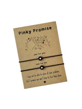 Pinky Promise Bracelet | Personalised Matching Bracelets, 5 of 8