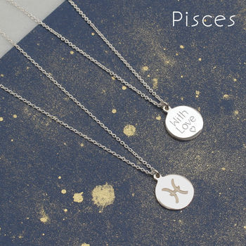 Sterling Silver Personalised Zodiac Necklace, 11 of 12