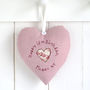 Personalised New Baby Girl Heart Gift, thumbnail 10 of 12