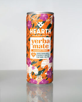 Hearth Passion Fruit Yerba Mate Case X 24 Cans, 2 of 6