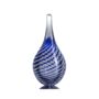 Handmade Filigrana Blue Hand Blown Glass Sculpture, thumbnail 2 of 2