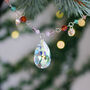 Pear Pendant Crystal Christmas Decoration, thumbnail 1 of 6