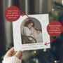 To Daughter On Her First Christmas A Mummy Photo Message Card, thumbnail 2 of 5