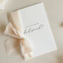 Luxury 'Will You Be My Bridesmaid' Card, Elegant Calligraphy Design, thumbnail 2 of 10