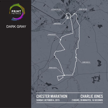Personalised Chester Marathon Poster, 5 of 12