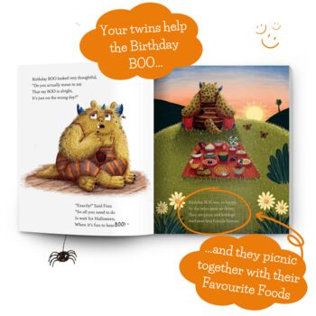 The Birthday Boo! For Twins – A Personalised Birthday Adventure For Two, 6 of 12