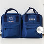 Personalised Twin Handle Mini Square Backpack, thumbnail 2 of 12