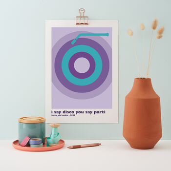 Personalised Vinyl/Record Song Print, 8 of 11