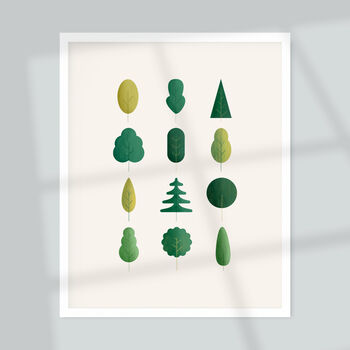 Trees Giclée Art Print A3 / A4 / 10x8 / 5x7, 2 of 3