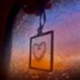 With Love, Always. Glass Heart Token, thumbnail 1 of 5