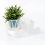 Origami Self Watering Eco Plant Pot: 10cm | Blue Cord, thumbnail 5 of 5