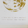I Love You To Mars And Back Print, thumbnail 2 of 2
