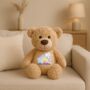 Personalised Blue Baby Rainbow Large Bear, thumbnail 7 of 11