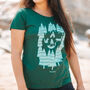 Organic Womens 'Foxes In The Forest' T Shirt, thumbnail 2 of 5