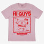 Hi Guys Unisex Burger Graphic T Shirt, thumbnail 1 of 3