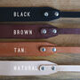 Wide Leather Camera Strap With Personalisation, thumbnail 7 of 8