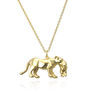 Personalised Lioness Mother And Baby Necklace, thumbnail 5 of 12