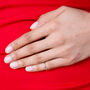 Wishbone Midi Drip Ring, thumbnail 3 of 4
