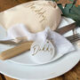 Personalised Christmas Table Place Setting Tag, thumbnail 1 of 6