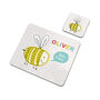 Personalised Kid's Bee Happy Placemat Set, thumbnail 4 of 4
