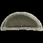 Blue And White Aged Ceramic Half Moon Garden Wall Planter Plant Pot, thumbnail 3 of 5