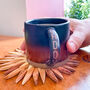 Personalised Handle Stoneware Mug, thumbnail 1 of 3