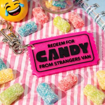 Arcade Ticket Funny And Offensive Novelty Keyrings, 6 of 10