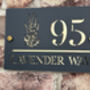 Personalised Lavender Design House Sign Acrylic, thumbnail 3 of 7