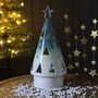 Ceramic Cone Light Up LED Tree, thumbnail 2 of 2