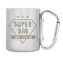 Personalised Super Dad Stainless Steel Mug, thumbnail 4 of 5