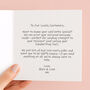 Personalised Woodland Wedding Day Card, thumbnail 2 of 4