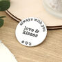 Always With You Love And Kisses Personalised Token, thumbnail 6 of 8