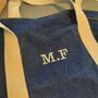 Personalised Denim Hold All Gym Sports Travel Bag, thumbnail 7 of 11
