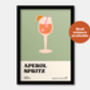 Aperol Spritz Print, thumbnail 2 of 7