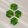 Hexagonal Moss Wall Art, Honeycomb Moss Wood Hexagon, thumbnail 1 of 12