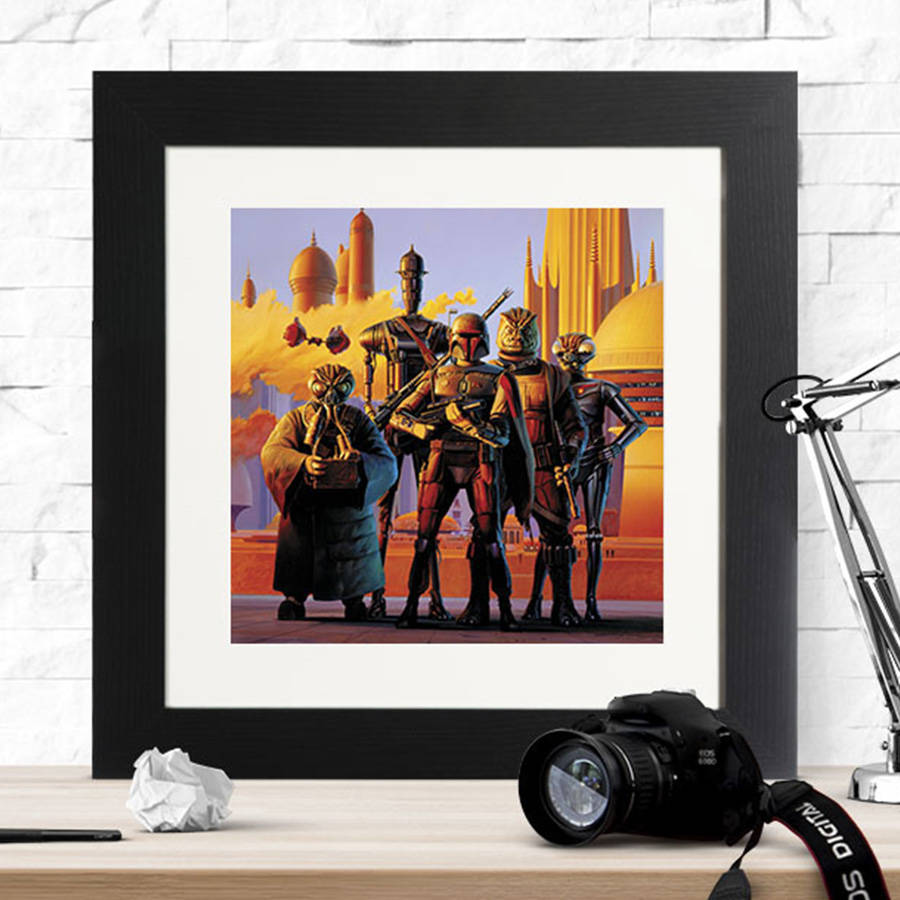 Download Star Wars Bounty Hunter Framed Print By Instajunction ...