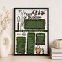 70th Birthday Gift For Gardeners Personalised Print, thumbnail 1 of 10
